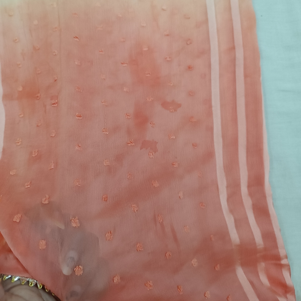 Partywear kurta plazo dupatta set - Picture 11 of 11
